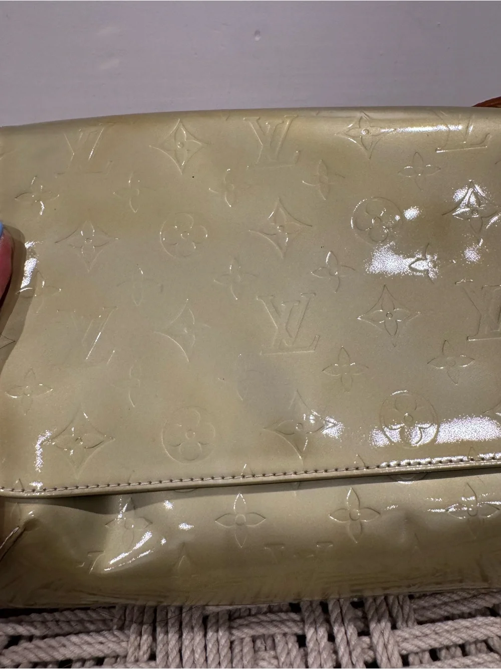 Louis Vuitton Vintage gold monogram Vernis Thompson Street shoulder bag